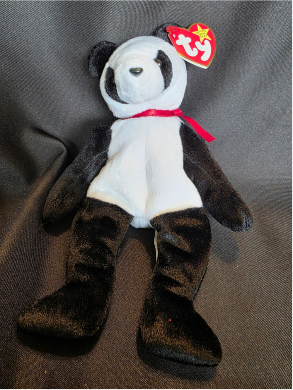 Ty Beanie Baby Fortune Panda Stuffed Animal vintage